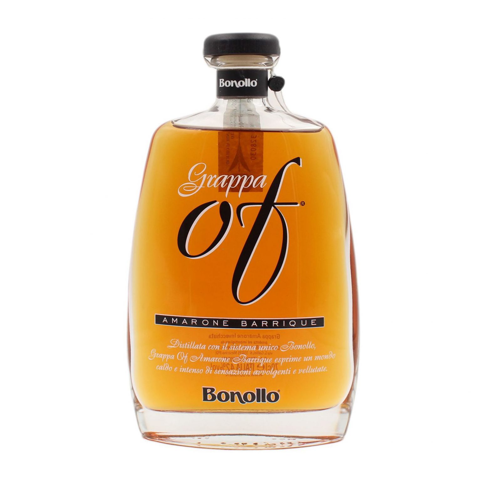 Grappa OF Amarone Barrique Bonollo Cl 70 Enoteca Terruli